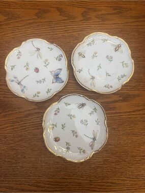 I. Godinger & Co. 3 Total - 6 1/4 
Dessert Plates
